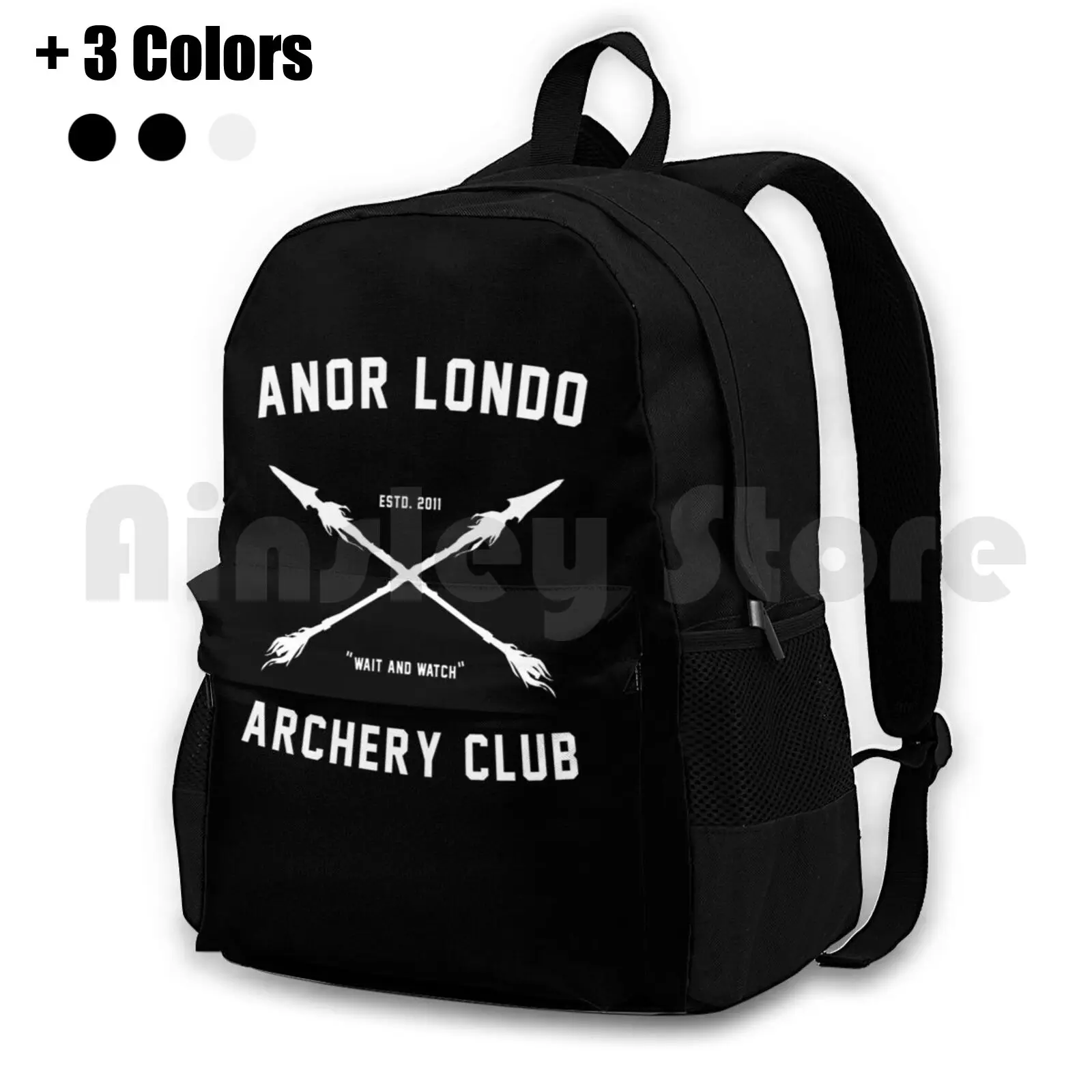 Anor Londo-Club Outdoor Hiking Backpack Waterproof Camping Travel Dark Souls Dark Souls Game Gaming Games From Soft From