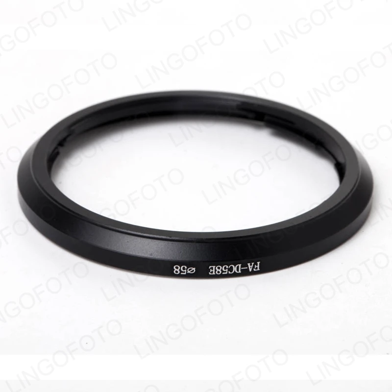 LL1603 Aluminum FA-DC58E Lens Filter Adapter Fits for Canon PowerShot G1X Mark II Camera Reinstall 58mm UV filter Lens hood