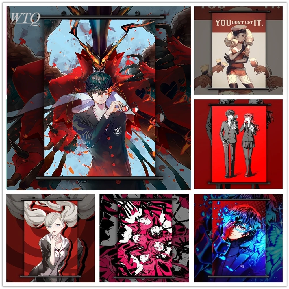 

Persona 5 Anime Wall Poster HD Print Anime Posters Wall Poster Canvas Painting Wall Decor Wall Art Picture Room Decor Home Decor