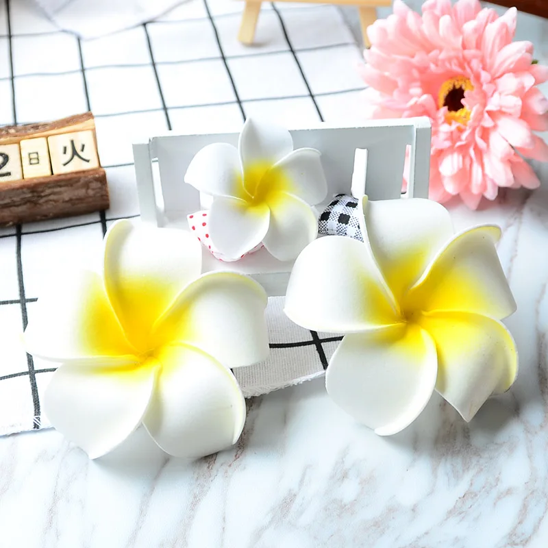 2 Pcs/Lot Foam Plumeria Fake Flower Photo Studio DIY Background Props Photography Accessories Fotografia Acessorio For Cosmetic