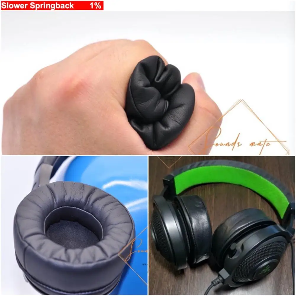 

Super Thick Soft Memory Foam Ear Pads Cushion For Razer Kraken Series Headphones Perfect Quality, Not Cheap Version