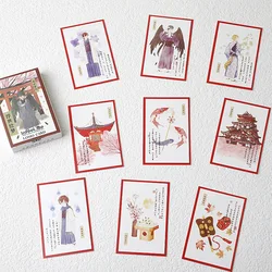 28 Sheets/Set Tarot Japanese Style Lomo Card Mini Postcard /Greeting Card/Birthday Letter Gift Card Message Card