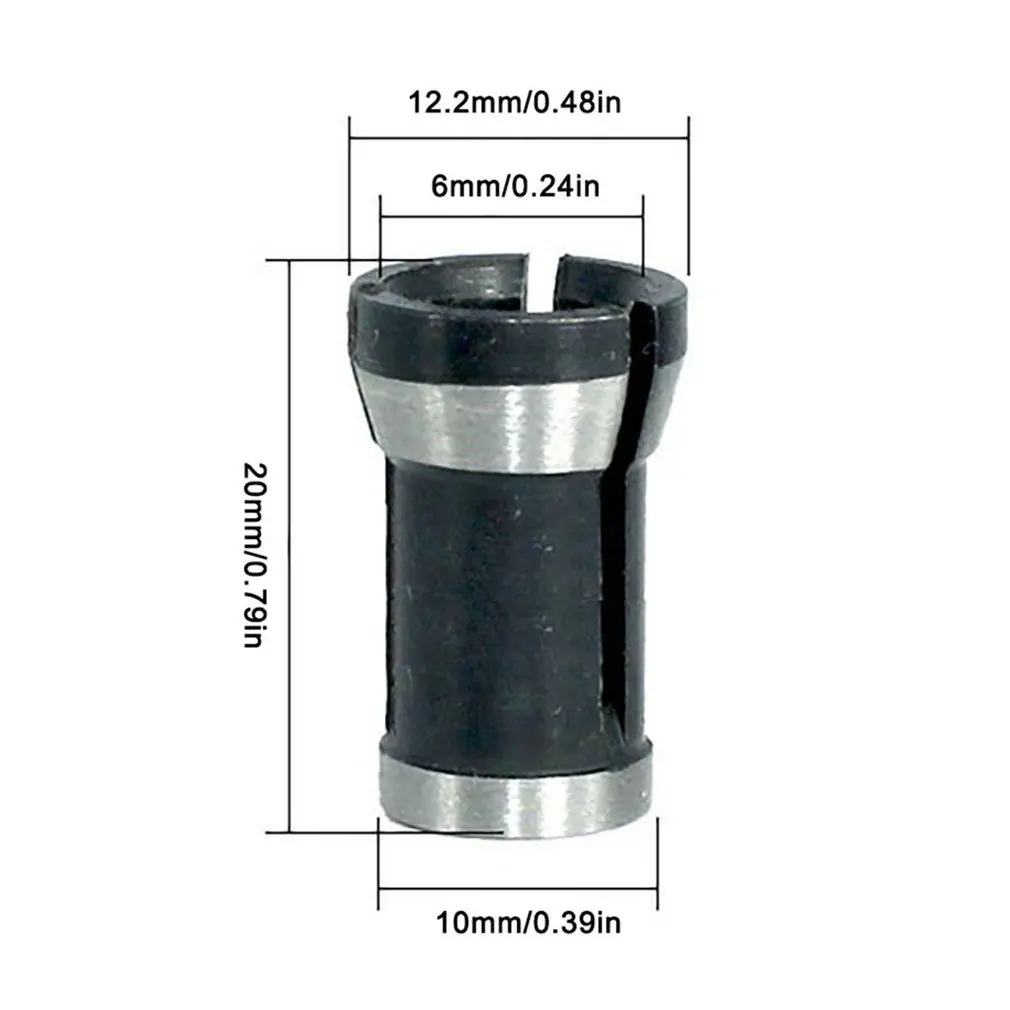 NEW 6mm 6.35mm 8mm Collet Chuck Adapter Engraving Trimming Machine Electric Router High Precision