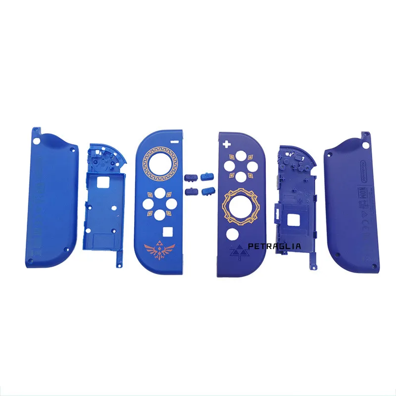 4PACK Replacement shell For Nintendo Switch Special Edition Console Joy-con Housing Case Wrist Strap Purple