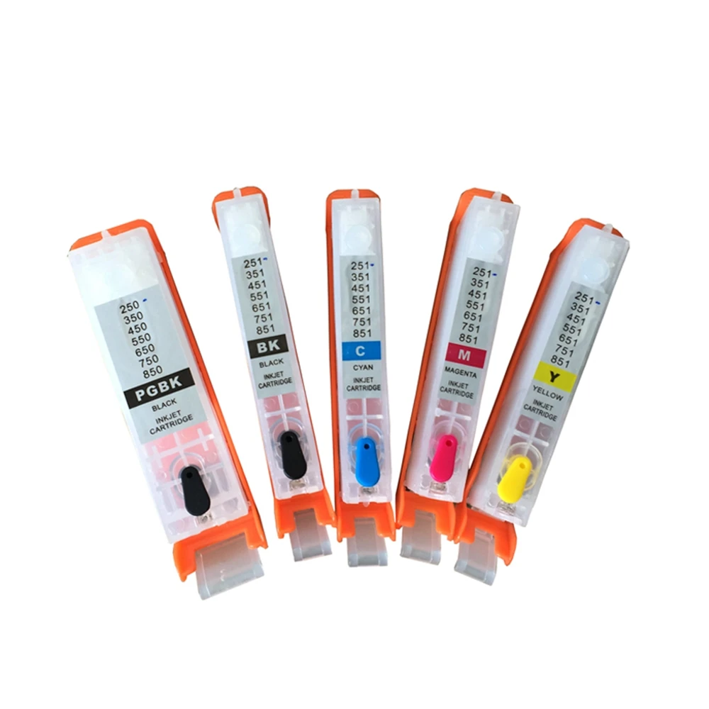 Jetvinner 750 751 Ink Cartridge For Canon PIXMA IP7270, MG5470, MX727, MX927, MG6470, MG5570, IX6770, MG6670, MG7570, IX6870