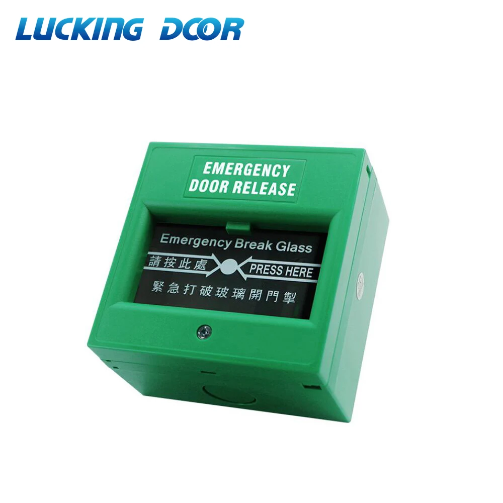 

Glass Break Alarm Button Emergency Door Release Switches Fire Alarm swtich Break Glass Exit Release Switch 5 colors Safe Reques