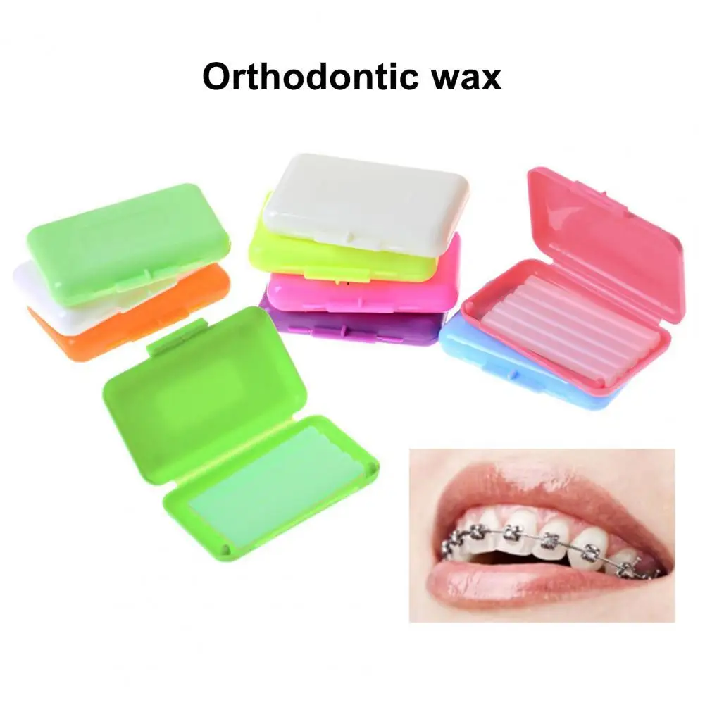 

1Box Braces Wax Fruit Scent Sticky Enough Oral Care Braces Aligners Use Dental Wax for Home