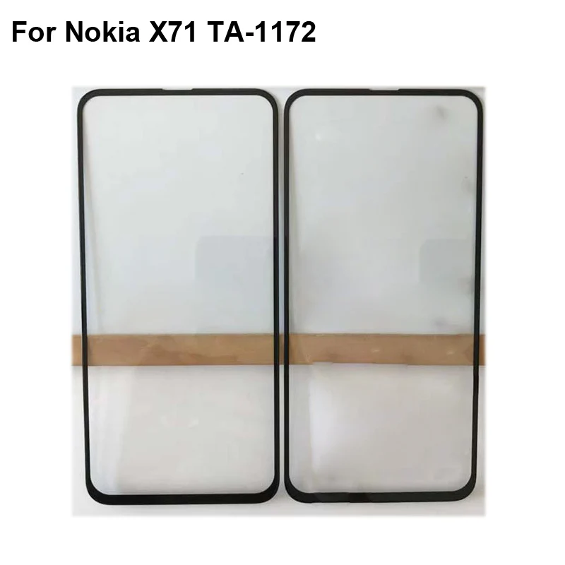 Untuk Nokia X71 Ta-1172 Touch Panel Layar Digitizer Sensor Kaca Layar Sentuh untuk Nokia X 71 Touch Panel Tanpa FLEX Nokiax71