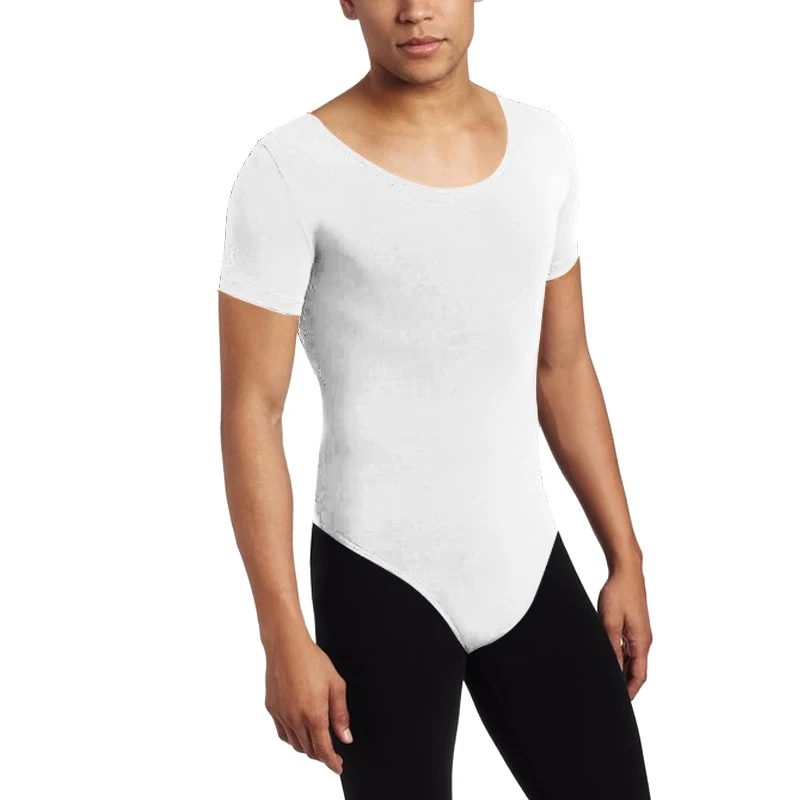 Speerise Mens Tank Shorty Unitard Adult Dancewear Man Biketard Ballet Dance Leotard Male Flesh Colored Spandex Unitards