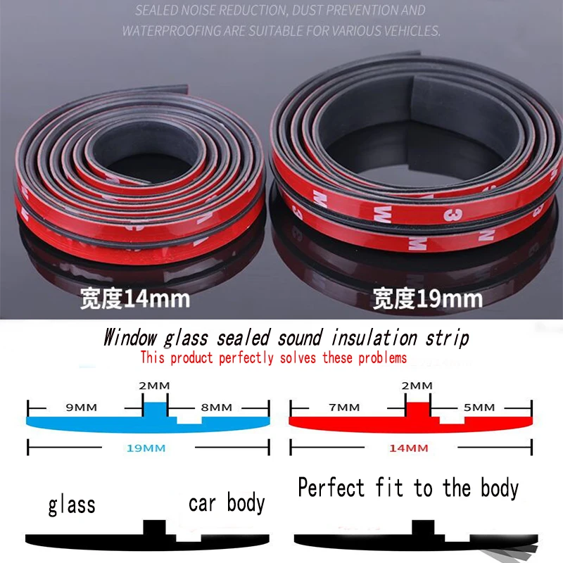 Car Rubber Seal Strips Window Edge Windshield Roof Strip For Bmw E90 E39 E46 E91 F30 G20 E60 F11 F10 F07 G30 E53 Series 1 2 4 6