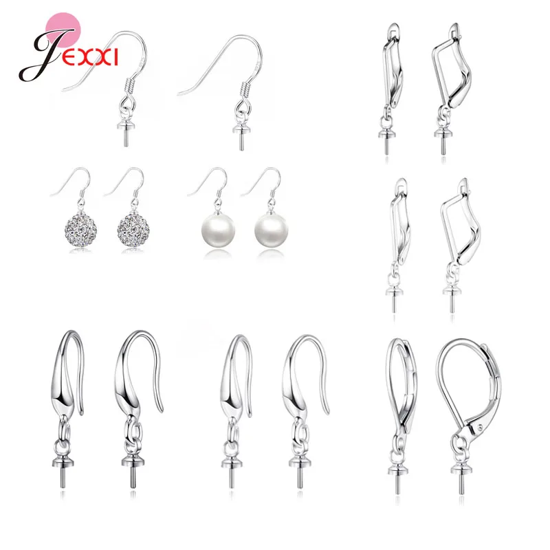 New Arrival Cheap Price 925 Sterling Silver Jewelry Accessory Women Girls Fashion Earring Hooks Buckles For DIY Handmaking