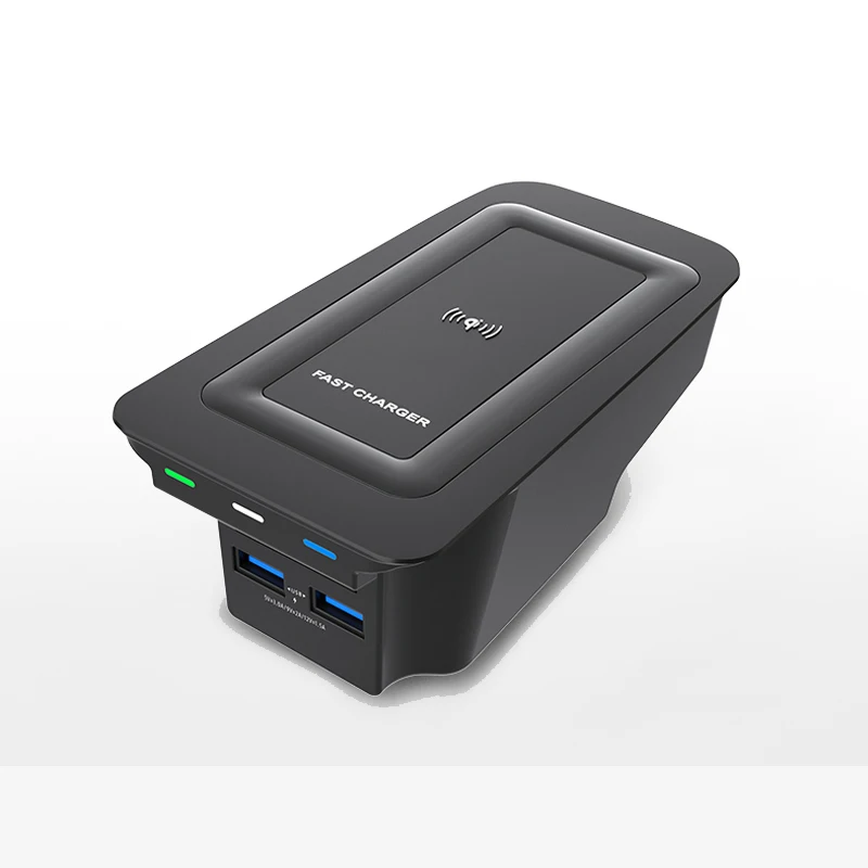 Chargeur sans fil pour Volvo XC90 V60 XC60 S90 V90, accessoires de téléphone NewS60, chargeur USB 18W, charge spéciale pour téléphone portable