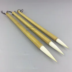 3pcs/lot Da Bai Yun Sheep Hair Brush Chinese Calligraphy Writing Brush Pen Woolen Wool Goat Hair Painting Brush Mao Bi