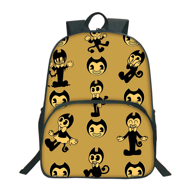 2020 Bendy And The Ink Machine Backpacks For Children School Bags Cartoon Game 3D Book Backpack Daily School Bag Anime Bag Gifts