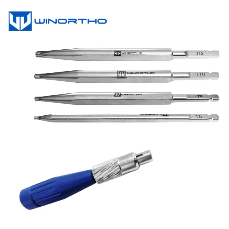 AO star screwdriver Veterinary Instrument equipments products small animal orthopedic surgical  screws tplo vet supply tool pet