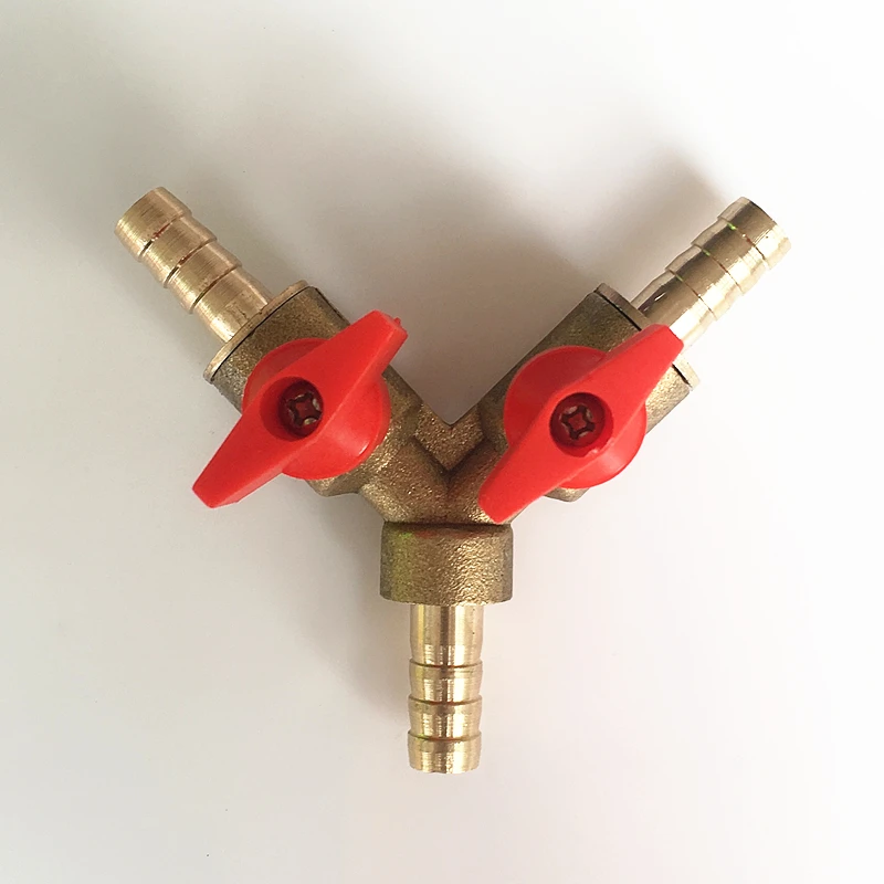 1 Piece 8mm 10mm Y shape 3 Way - Smart Garden Hose Valve ulasan dan harga