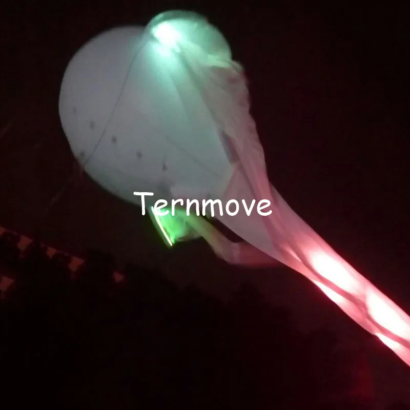 inflatable led helium fish with remote control inflatable airship with led light RC advertising zepplin blimp