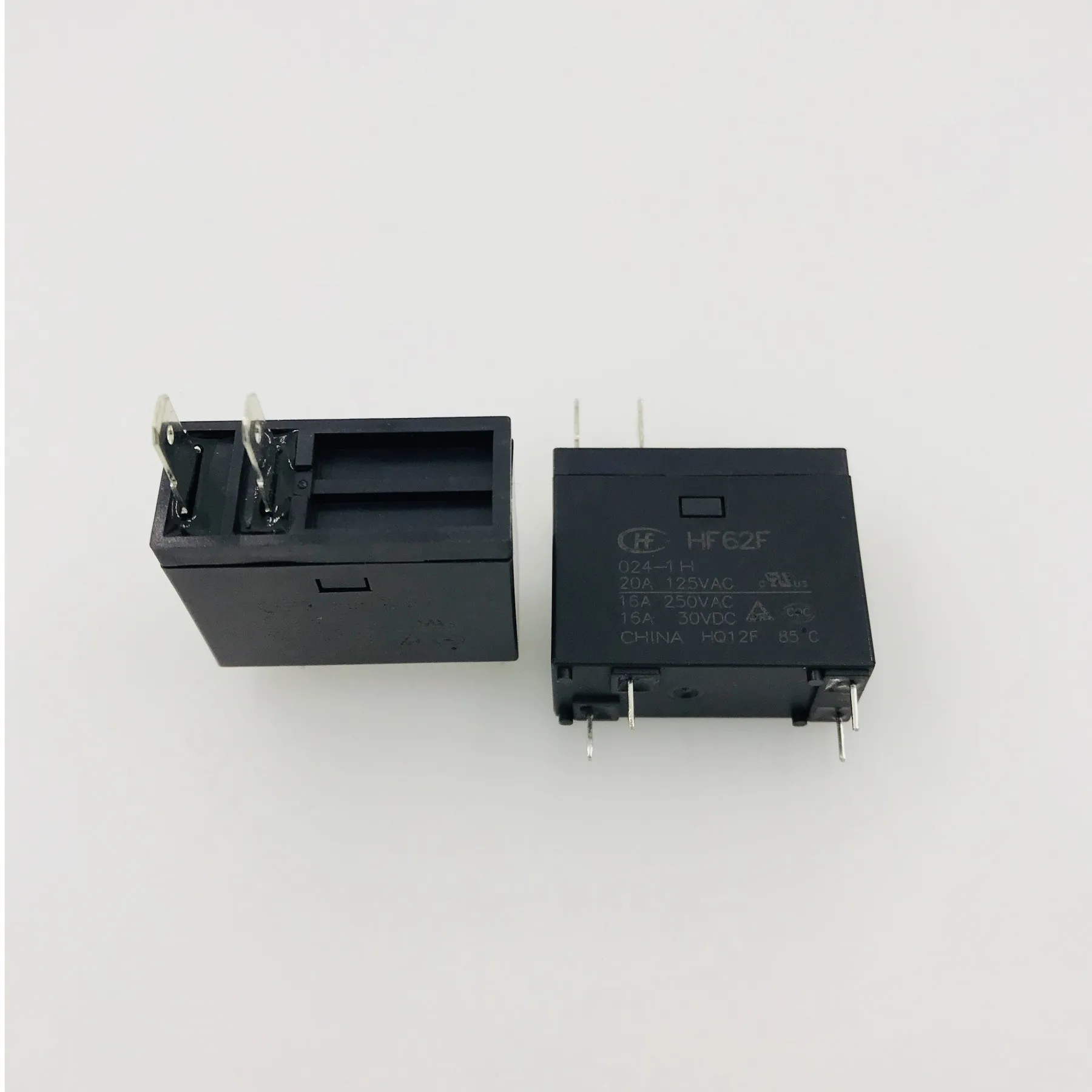 

HF62F-024-1H JQX-62F-024-1H 16A 250VAC relays