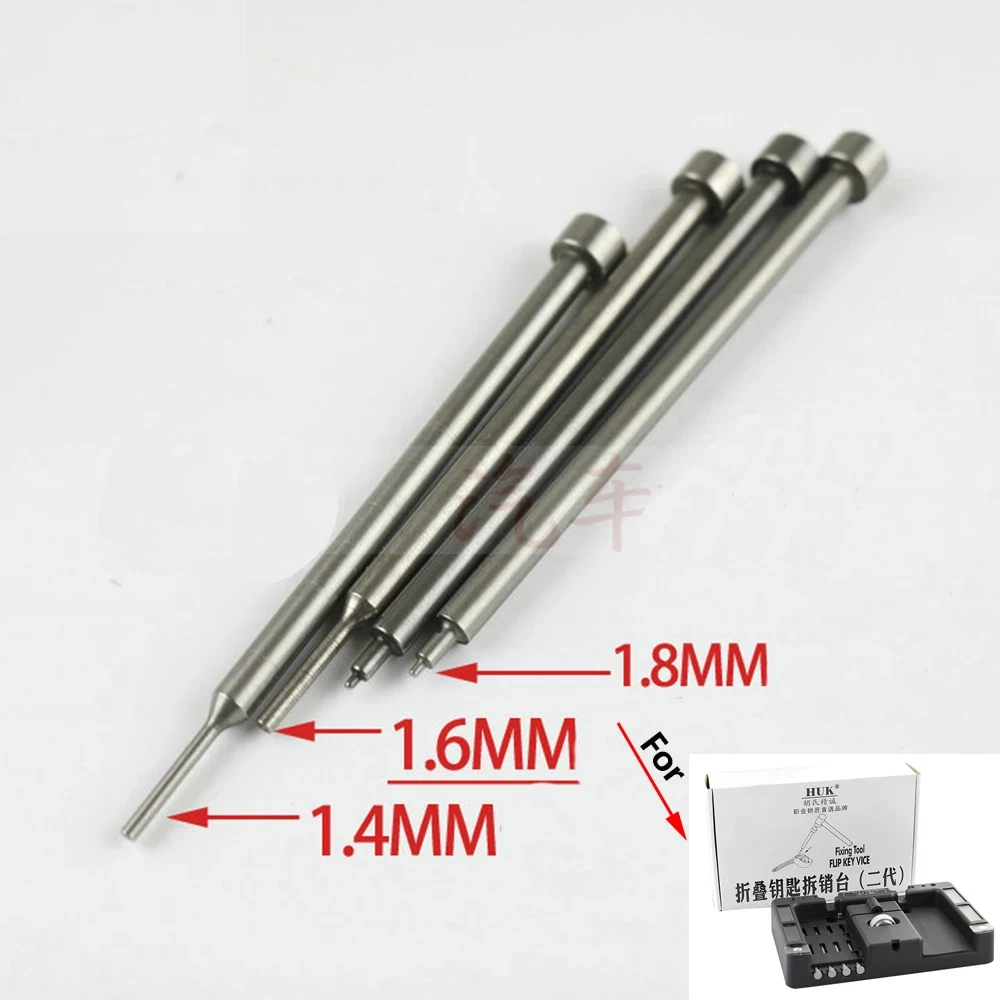 CHKJ Replacement Pin for HUK Key Fixing Tool Flip Key Pin Remover Split Pin Fixing Disassembly Tool Locksmith Tools