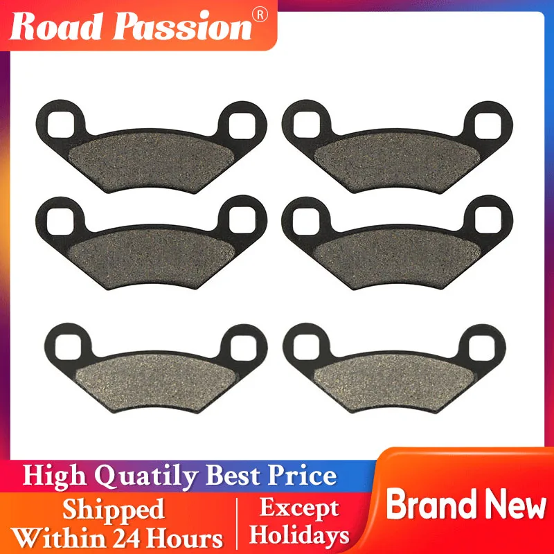 Road Passion Motorcycle Front and Rear Brake Pads For POLAR 400 500 800 Sportsman HO EFI 800 Sportsman Forest Tractor FA159