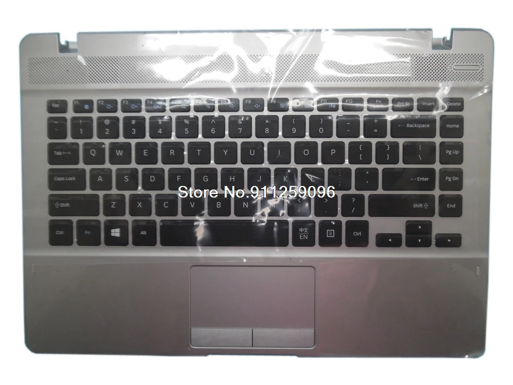 Laptop PalmRest&keyboard For Samsung NP370E4K 370E4K English US BA98-00391L 9Z.NAQSN.21C Upper Case Cover New