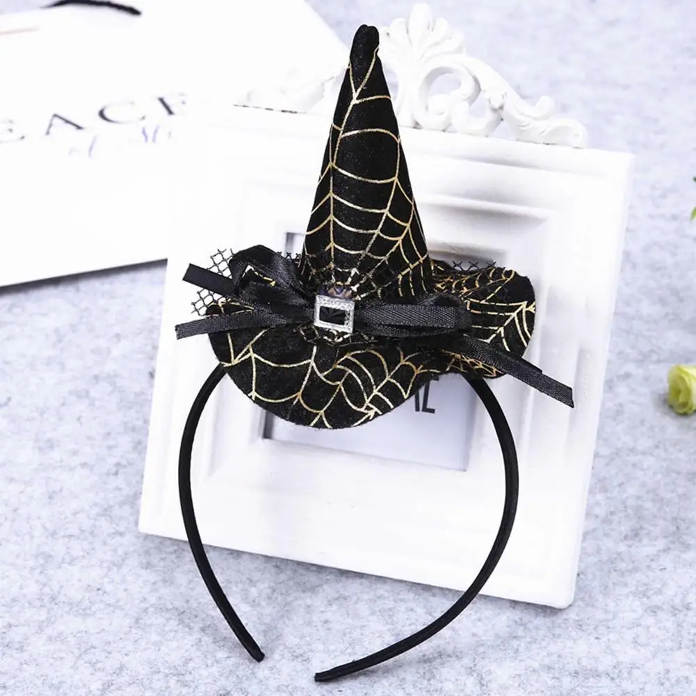 1pcs Halloween Girls Headband Witch Cosplay Headdress Pumpkin Hair Hoop Halloween Cosplay Party Headpiece