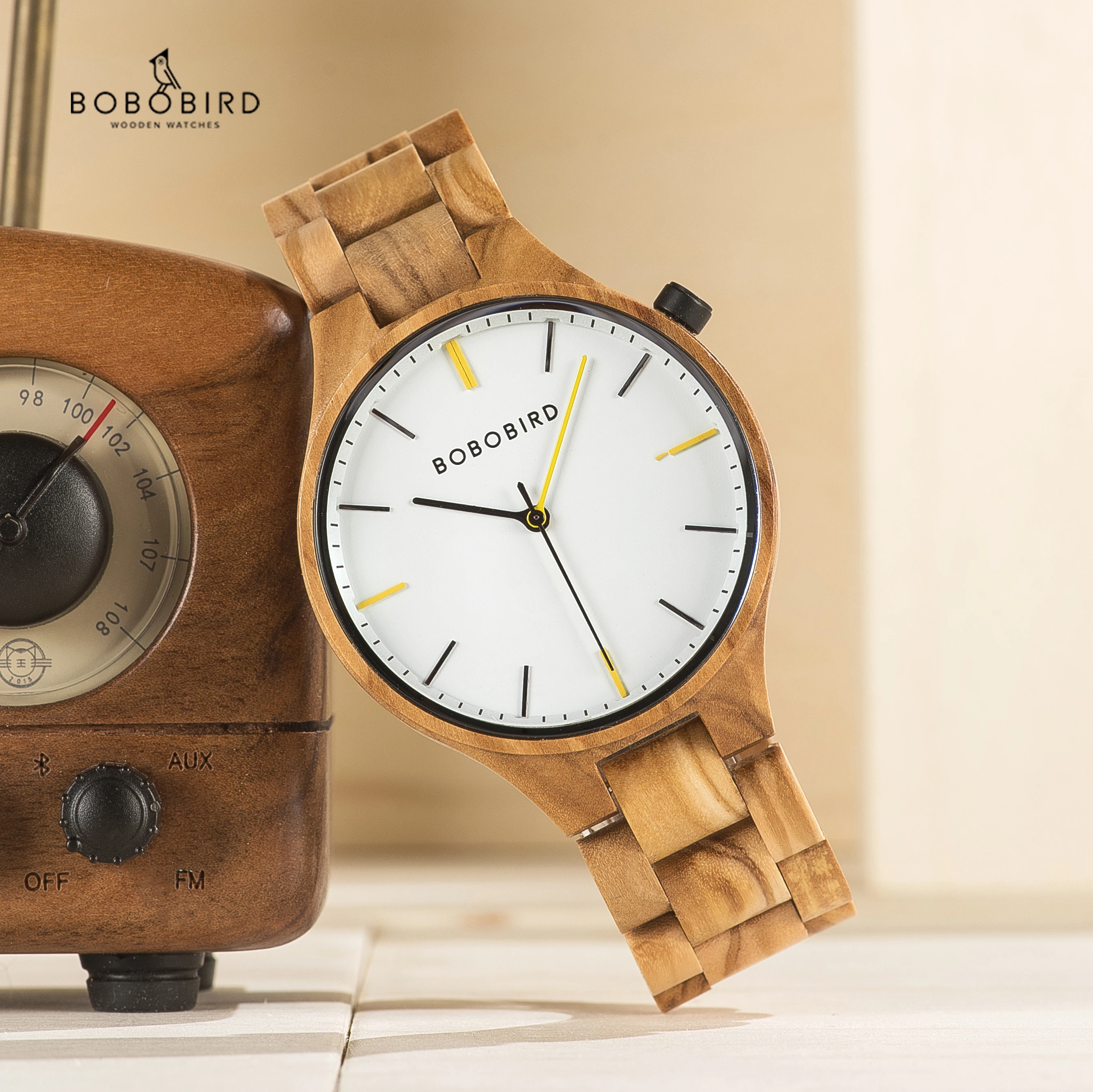 

Men Watches BOBO BIRD Wood Casual Fashion Quartz uhren herren Men's Wristwatches Gifts Box часы мужские Dropshipping Customized