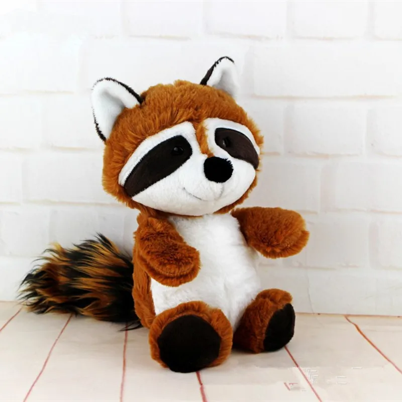 25-55cm Gray Raccoon Plush Toy Lovely Raccoon Cute Soft Stuffed Animals Doll Pillow For Girls Children Kids Baby Birthday Gift