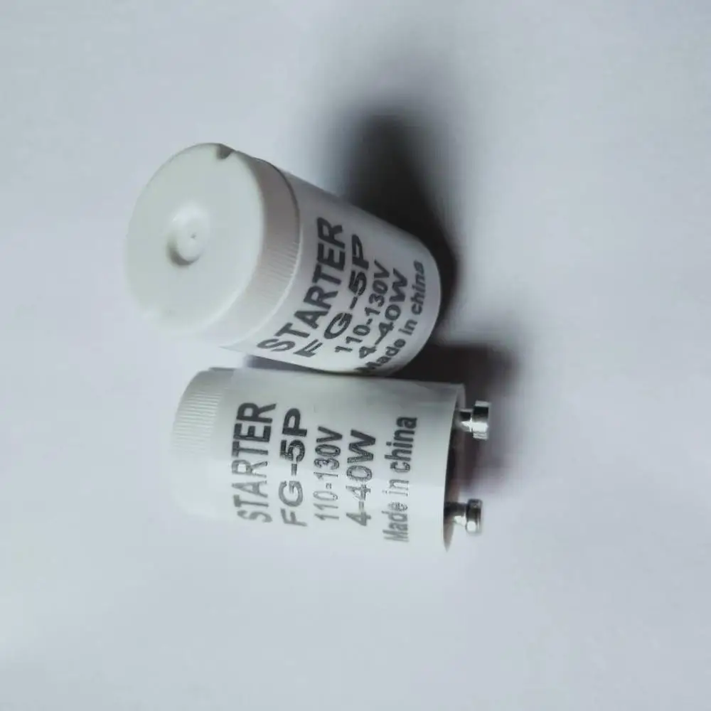 2pcs/lot 4-40W 110V-130V Starter Mosquito Lamp Fuse Starter FG-5P For Mosquito Lamps 4-40W Pass CE ROHS