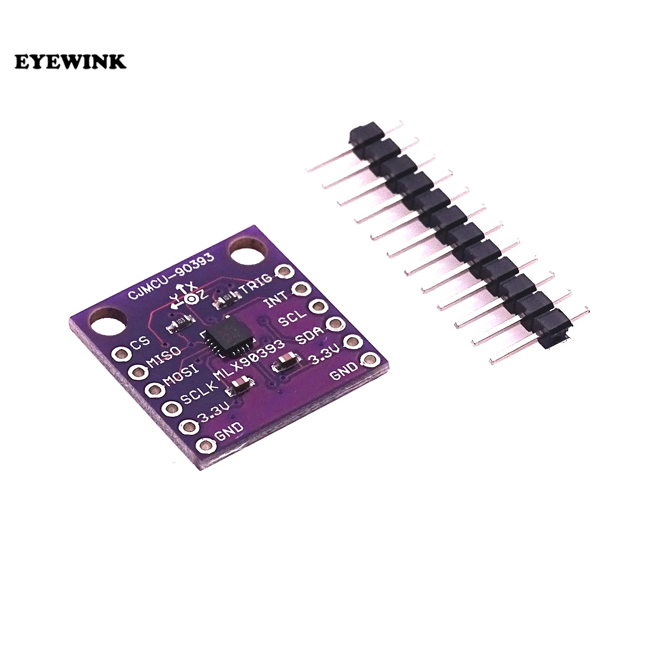 Arrival CJMCU-90393 MLX90393 Digital 3D Hall Sensor Displacement Angle Rotate 3D Position Board Module