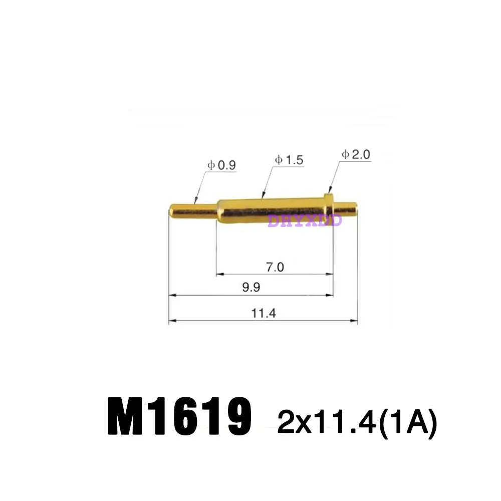 2X High Current Spring Loaded Pogo Pin Connector 1A 1.5A 2A 5A High Power Heavy Current Battery Connector POGOPIN Header Charge