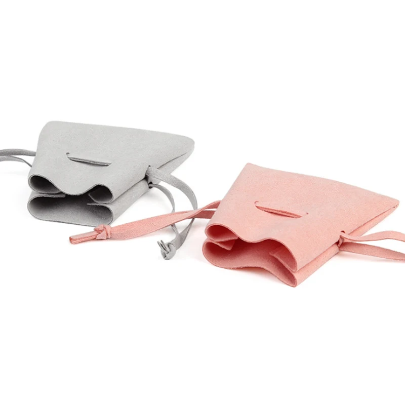 New Arrival Travel Portable Storage Jewelry Ring Necklace Ear Nail Storage Bag Jewelry Dust-proof Purse Small Cloth BagWholesale