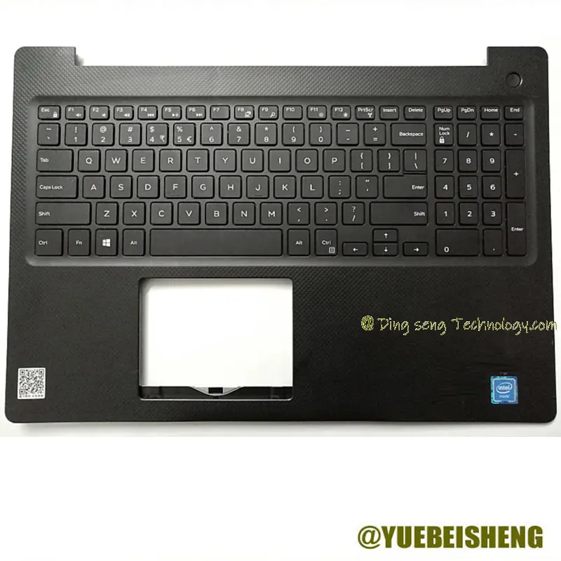 

YUEBEISHENG 95%New/Org For Dell Vostro 3581 3583 Palmrest US Keyboard Upper Cover 086HKP