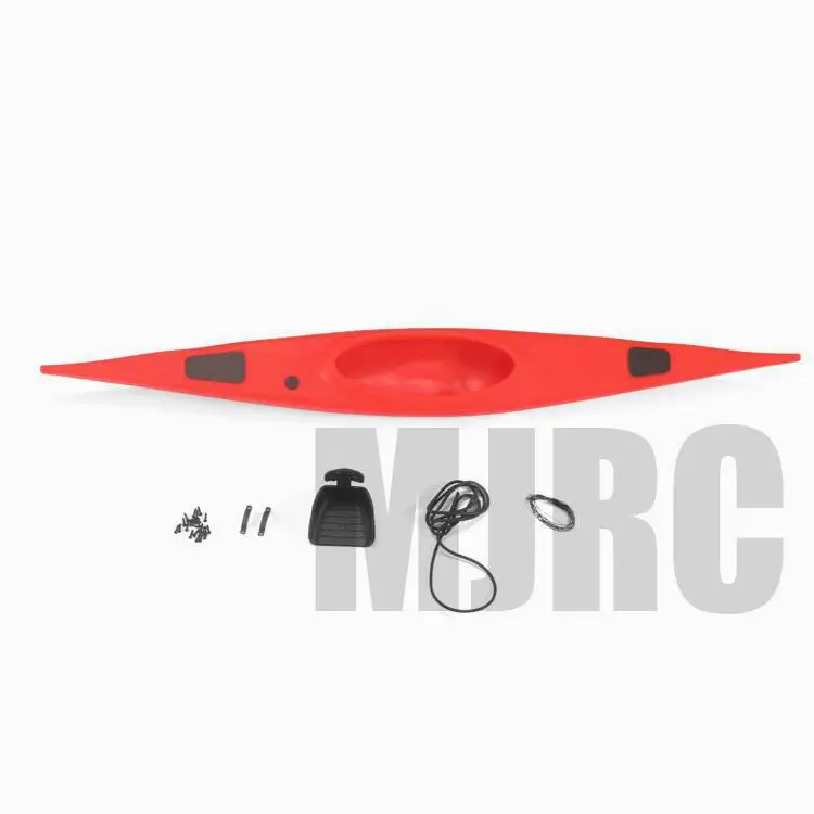 Simulation Kayaking Boat Paddle Decorations With Metal Oar For 1/10 RC Crawler Boat Accessories Parts