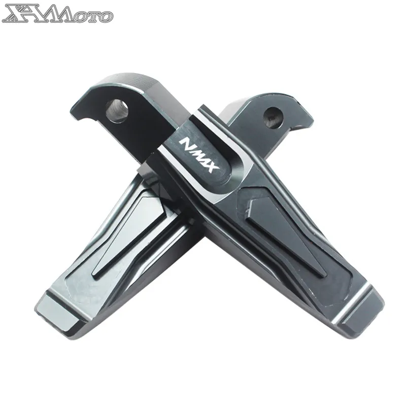 Motorcycle Rear Foot Pegs Rests Passenger Footrests For Yamaha  NMAX 155 NMAX 125 2015-2018