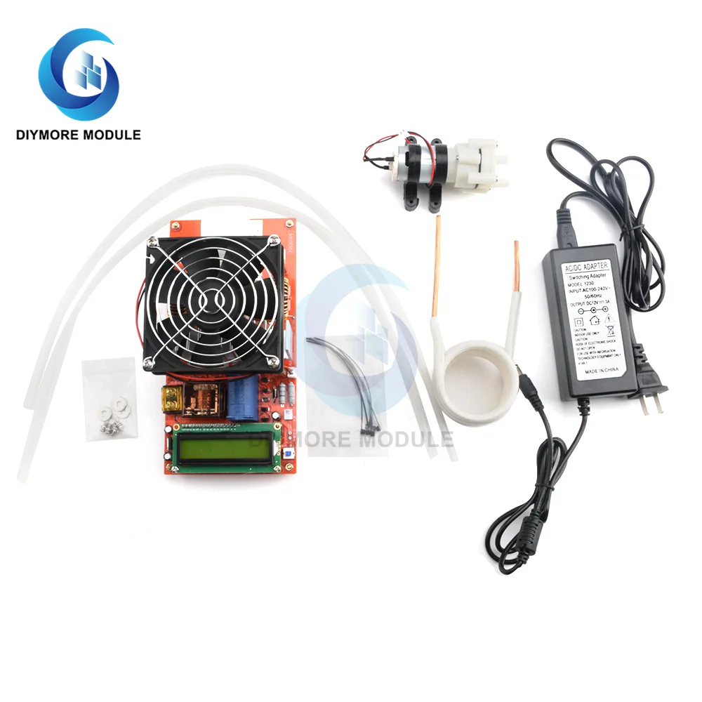 

ZVS 2000W Electric Melt Metals Induction Heater Module Temperature Protection Generator Tool High Voltage Board With Coil Driver