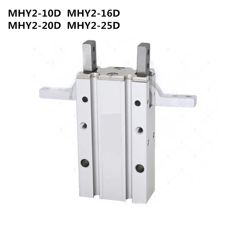 

1x MHY2 10D 16D 20D 25D Double Acting Pneumatic Gripper SMC Y Type 180 Degree Angular Style Aluminium Clamps Bore 10-25mm