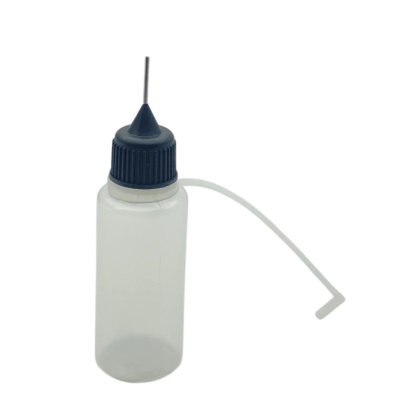 

50pcs 15ml Plastic Dropper Bottle With Metal Needle Screw Cap Empty Liquid Container Sample Vial