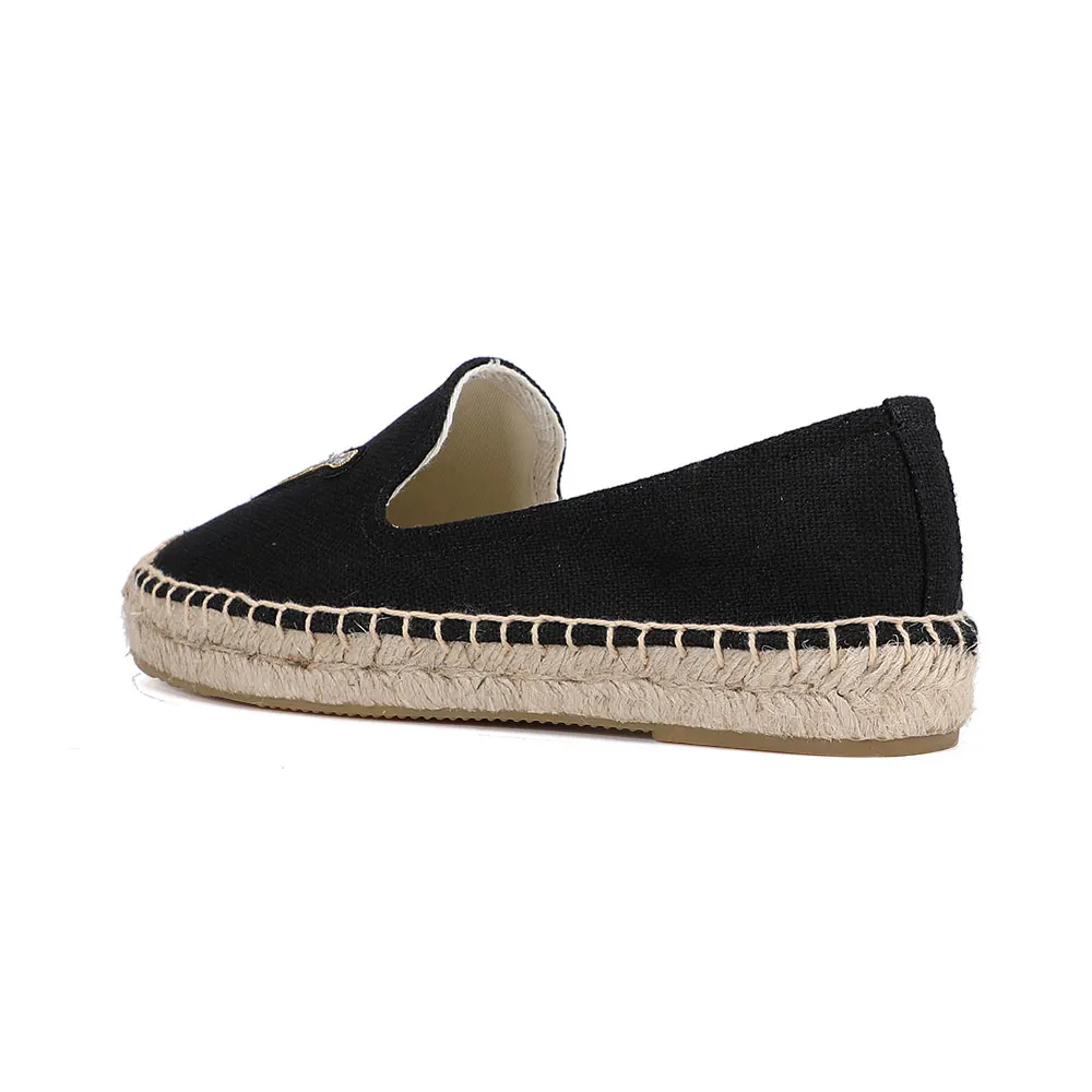 2021 Rushed Direct Selling Sapatos Espadrilles Flat Casual Shoes Rubber Ladies Woman Slip On Flats Outdoor Breathable Womens