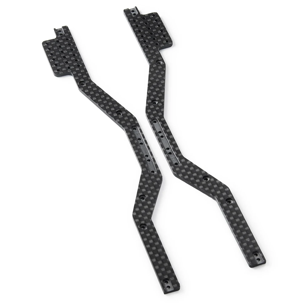 AXSPEED Carbon Fiber Chassis Frame Rails for Axial SCX24 All Series 1/24 RC Crawler Car Parts