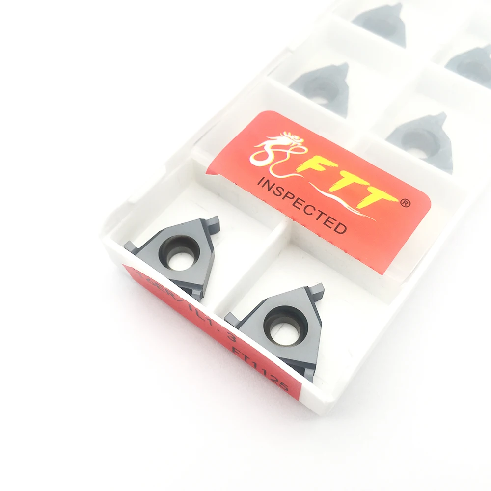 16er/il 1.3 ft1125 10 pces cnc raso entalhe circlip groove carboneto inserir processamento de aço inoxidável e aço