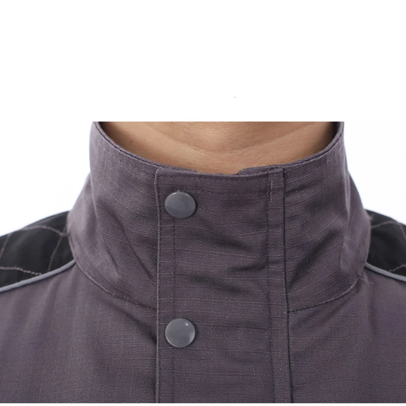 Work Clothes Suit Men Strong Wear-Resistant Auto Repair Workers Labor Insurance With Reflective Strips Workshop Custom Tooling