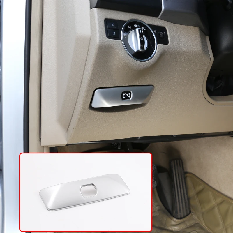 

For Mercedes Benz C Class W204 GLK Class 2008-2014 Car Electronic Hand Brake Button Cover Trim Stickers Car Accessories