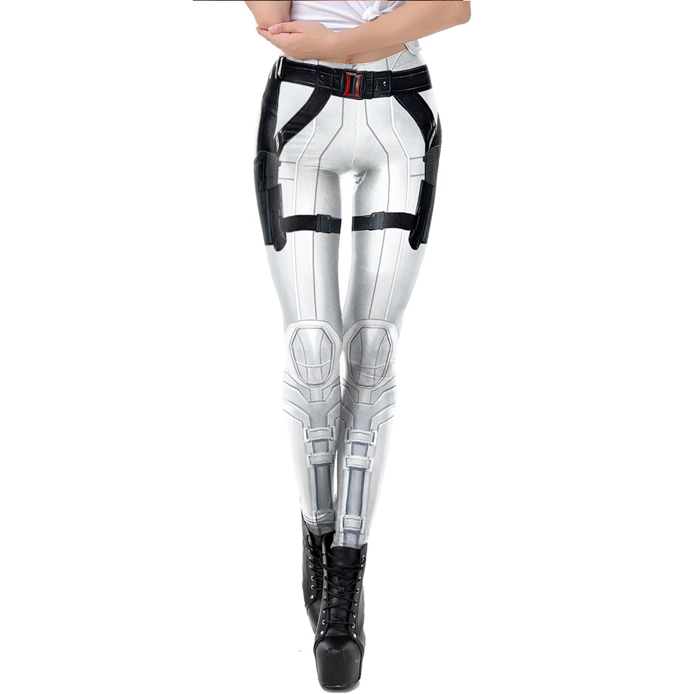 [Sie sind Mein Geheimnis] Mode 3D Digital Gedruckt Leggings Frauen Punk Rüstung Cosplay Kleidung Dünne Hohe Taille Casual leggins Hosen