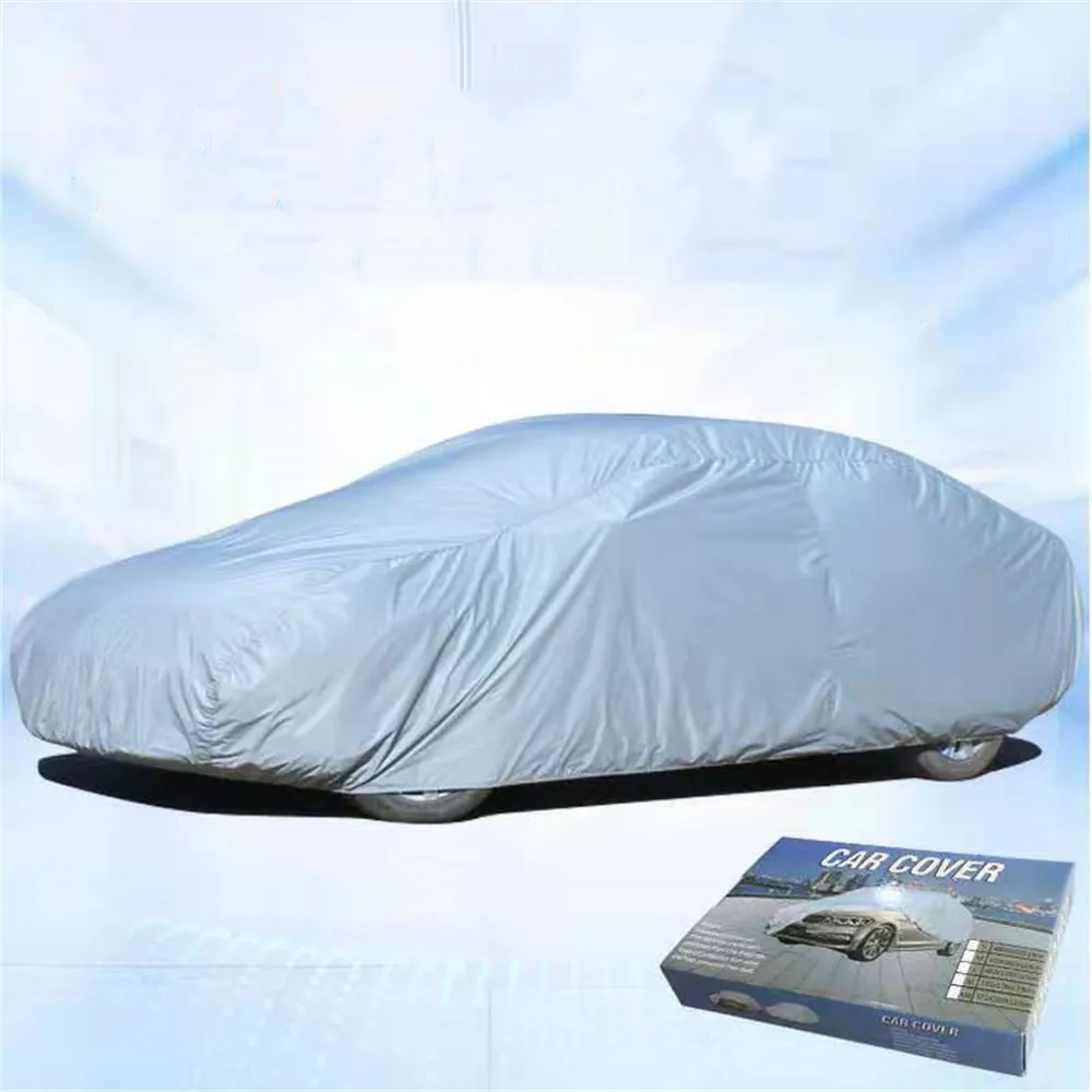 170T Waterdichte Auto Covers Outdoor Zon Bescherming Cover Uv-bescherming Stof Regen Sneeuw Beschermende Universele Suv Sedan Hatchback