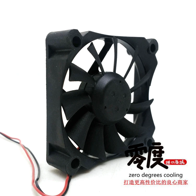 D6015H20-01 DC 20V 0.10A 60x60x15mm 2-Wire Server Cooling Fan