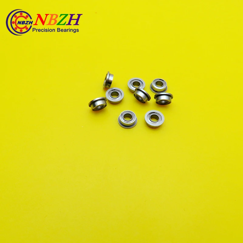 

NBZH bearingFree Shipping SUS440C Environmental Corrosion Resistant Flanged Stainless Steel Bearings SMF63ZZ 3*6*7.2*2.5*0.6 Mm