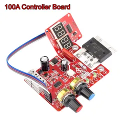 Máquina de soldadura por puntos Digital 40A/100A, soldador por puntos con pantalla de Control de tiempo y corriente, CA 110V 220V a 9V, placa controladora de transformador