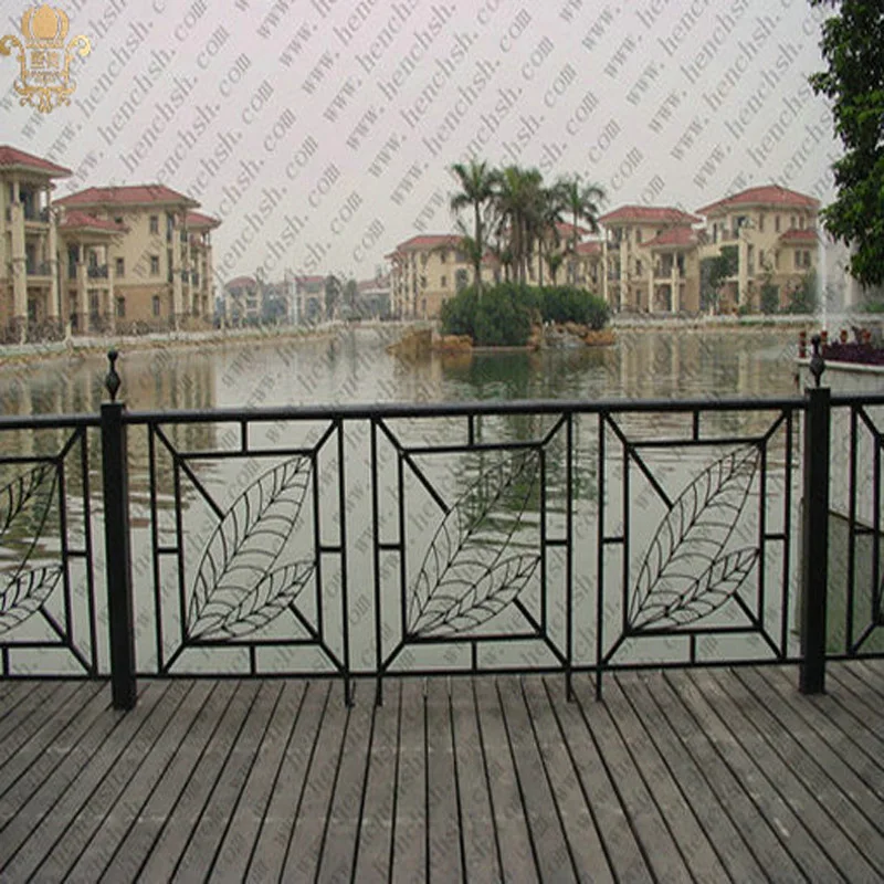 indoor luxury decorative brass copper staircase handrail railing system design