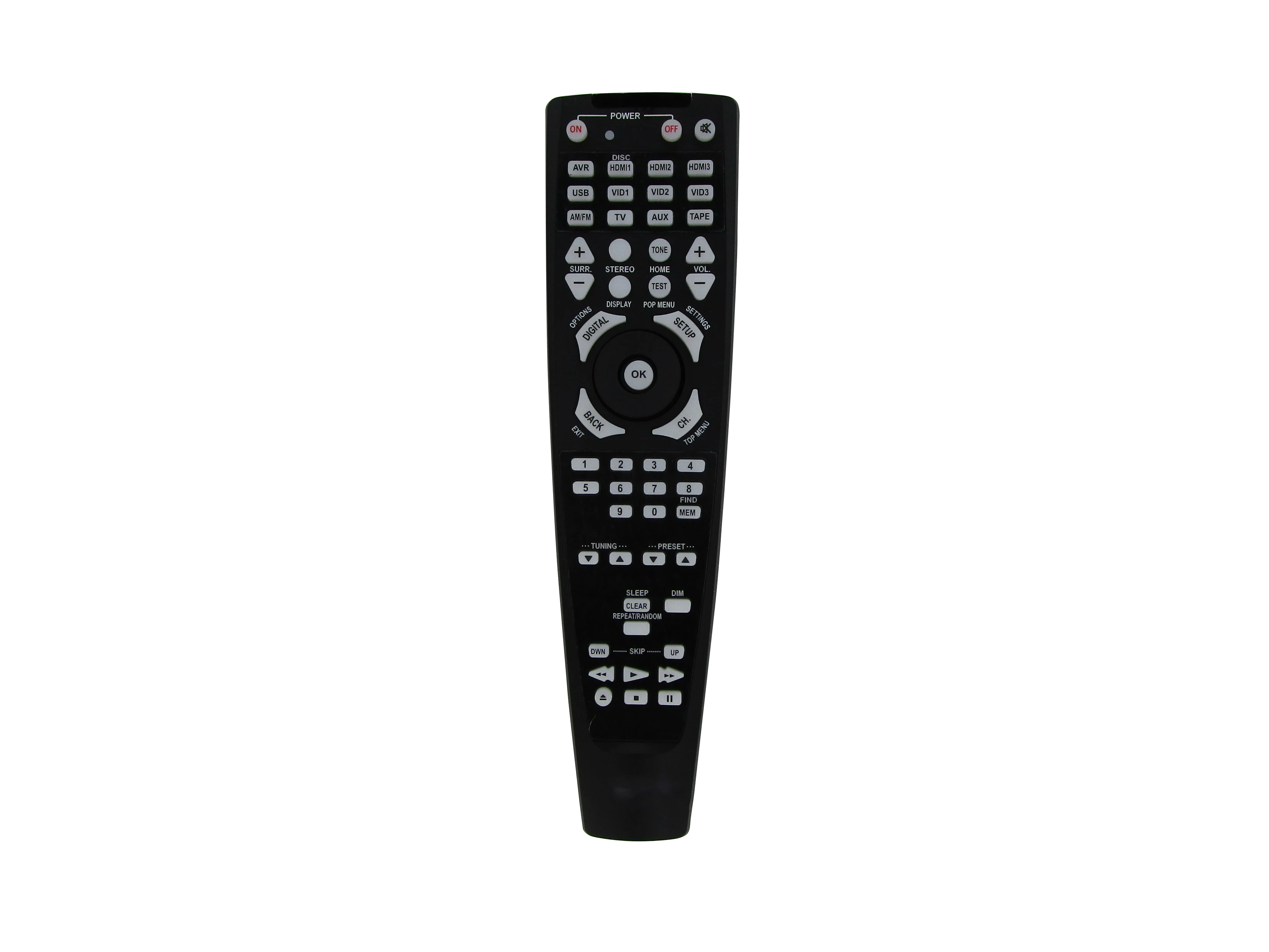 Remote Control For Harman-kardon AVR147 AVR155 AVR1565 AVR160 AVR1600 AVR1650 AVR158 AVR134 AVR165 AVR133 RCP2 AV A/V Receiver